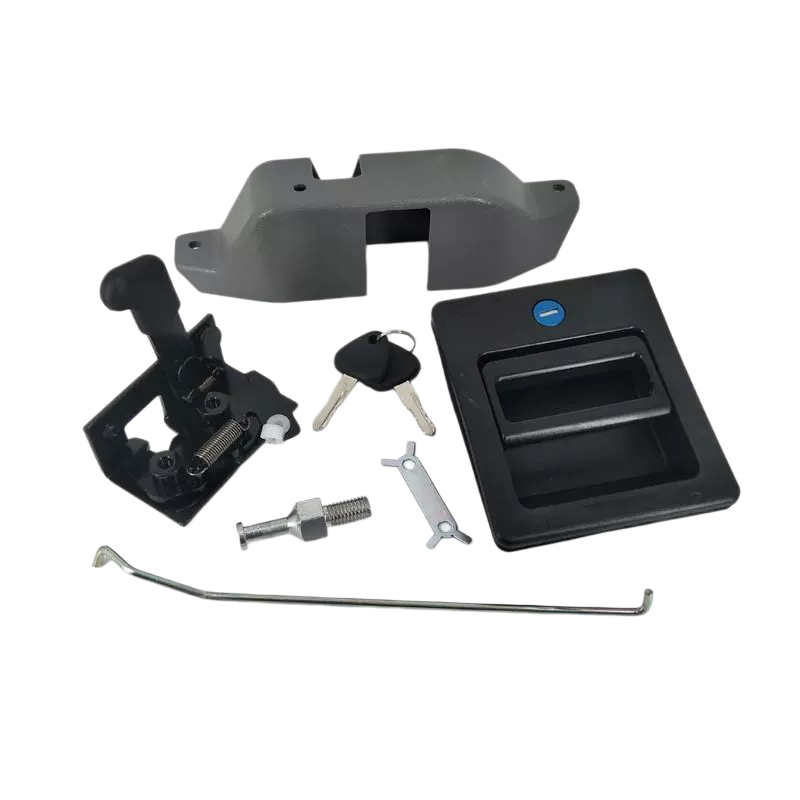 Cab Door Lock Assembly with Handle & Keys | Chinese Aftermarket Replacement for Volvo EC210B/EC240B/EC290B/EC360B Excavator